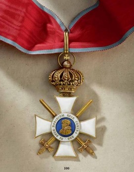 Order of Philip the Magnanimous, Type II, Commander with Swords (with crown) Obverse