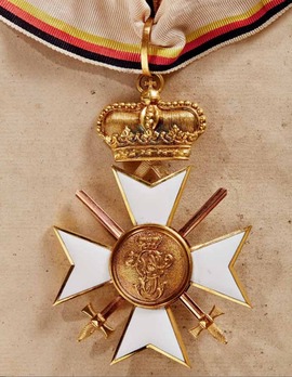 Order of Merit, Military Division, I Class Cross (in gold) Reverse