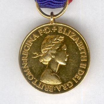 Miniature Gold Medal (1952-) Obverse