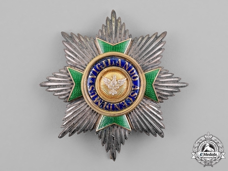 Order of the White Falcon, Type II, Civil Division, Grand Cross Breast Star Obverse
