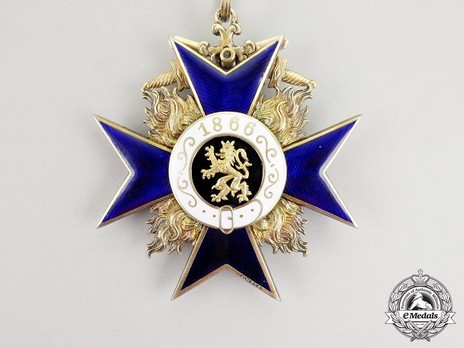 Order of Military Merit, Military Division, I Class Cross (without crown) Reverse