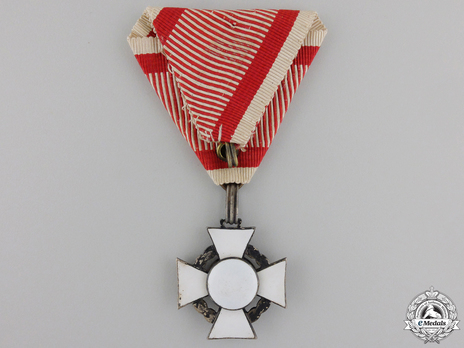  Type II, Military Division, III Class Cross (with swords) Reverse