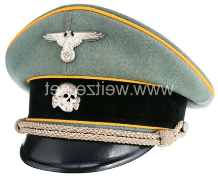 Waffen-SS Cavalry/Reconnaissance Officer's Visor Cap Profile