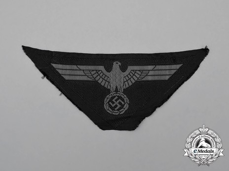 German Army Panzer NCO/EM's Breast Eagle (Triangular Backing) Obverse