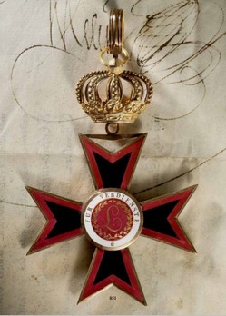 Order of Ludwig, Grand Cross (in gold) Reverse