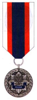 Decoration for Meritorious Policemen, II Class Obverse