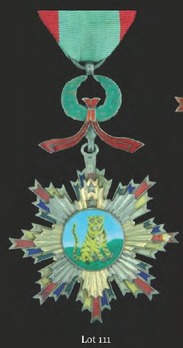 Order of the Striped Tiger, V Class Officer Badge