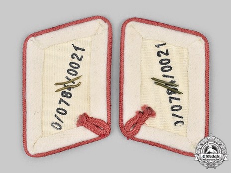 Luftwaffe Regiment "HG" Anti-Aircraft/Artillery Flieger Collar Tabs Reverse