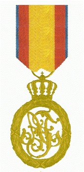 Order of Arts and Sciences, Gold Decoration Obverse