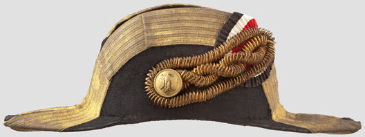 Kriegsmarine Admiral & Commodore Ranks Naval Fore-and-Aft Hat Right