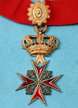 Military Order of Saint Stephen, Type II, Commander (with crown) Obverse