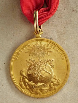 Honour Medal "VIRTUTE ET EXEMPLO", Type IV, Small Gold Medal 