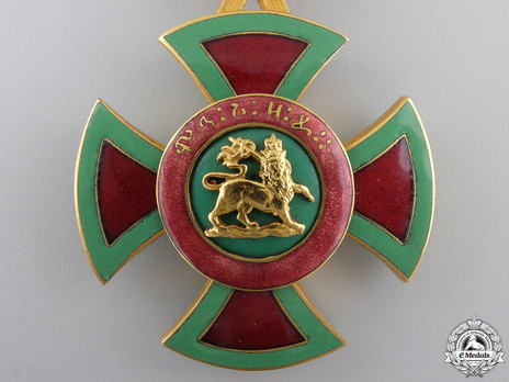 Order of Emperor Menelik II, Commander Obverse