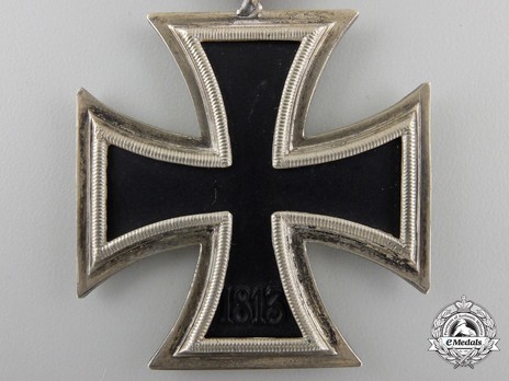 Iron Cross II Class, by C. E. Juncker, #2, L/12 (Crunch Bead frame, iron, unmarked) Reverse