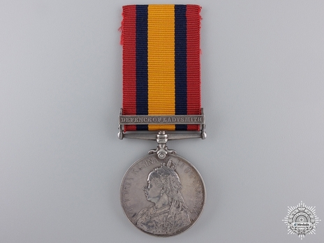 Silver Medal (minted without date, with "DEFENCE OF LADYSMITH" clasp) Obverse