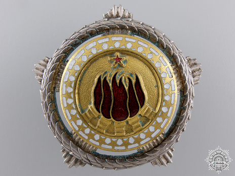 Order of Brotherhood and Unity, Silver Star Obverse