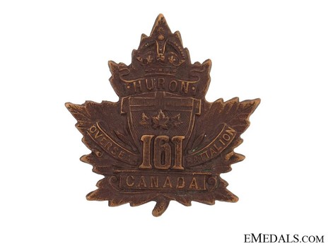 161st Infantry Battalion Other Ranks Cap Badge Obverse