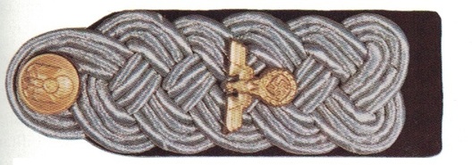 Diplomatic Corps 1940 Field-Grey Pattern Higher Career Officials Group 4 Shoulder Boards Obverse