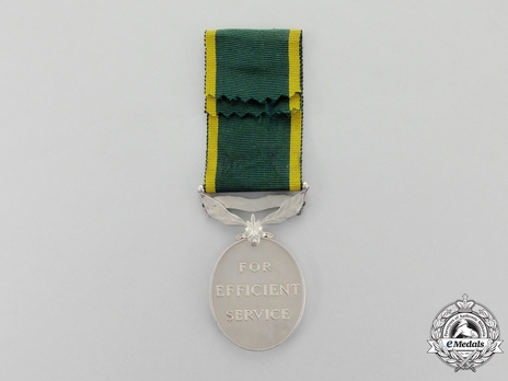 Silver Medal (for Territorial Forces, with King George VI "INDIAE IMP" effigy) Reverse