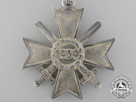 Knight's Cross of the War Merit Cross with Swords, by Deschler (unmarked) Reverse