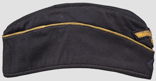 Kriegsmarine Blue Officer Ranks Board Cap (Bullion version) Right