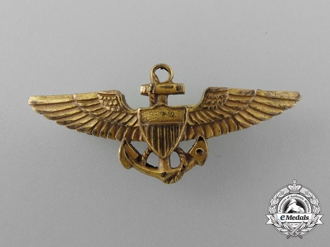 Pilot Wings (with bronze gilt, reduced size) Obverse