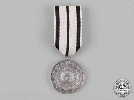 House Order of Hohenzollern, Type II, Civil Division, Silver Merit Medal ("1842") Obverse