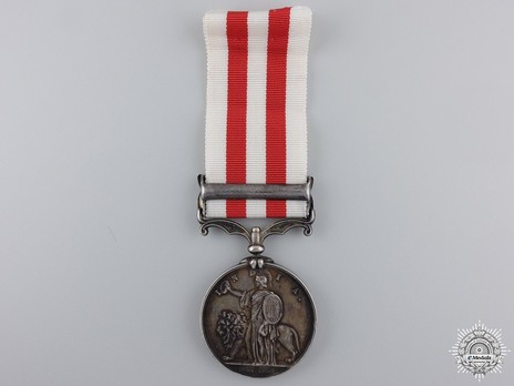Silver Medal (with “DEFENCE OF LUCKNOW” clasp) Reverse