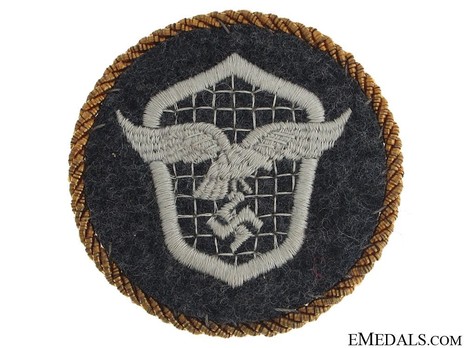 Motorized Support Troops of the Luftwaffe Badge with Gold Cord Obverse