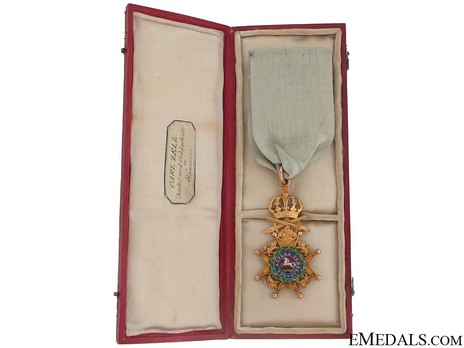 Royal Guelphic Order, Knight's Cross Case of Issue Interior