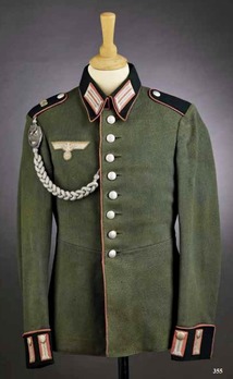 German Army Armoured EM's Dress Tunic Obverse