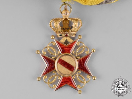 House Order of Fidelity, Grand Cross (1803-1918) Reverse