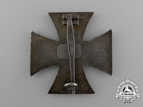 Iron Cross I Class, by Klein & Quenzer (65, Type C) Reverse