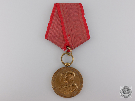 Prince Ferdinand's Wedding Medal, in Bronze (stamped "A.SCHARFF") Obverse