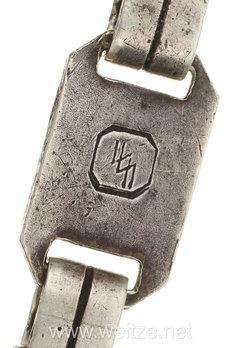Allgemeine SS M36 Chained Damascus-Bladed Honour Dagger Stamp Detail
