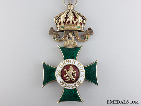 Order of St. Alexander, Type II, III Class Commander Obverse