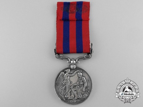 Silver Medal (with "BURMA 1885-7" clasp) Reverse