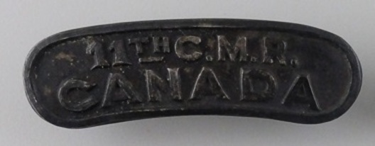 11th Mounted Rifle Battalion Other Ranks Shoulder Title Obverse