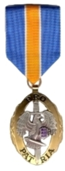 Merit Medal for the Estonian Defence League, I Class Obverse