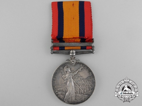 Silver Medal (minted without date, with "CAPE COLONY" clasp) Reverse
