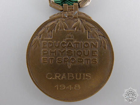 Bronze Medal (stamped "G. CONTAUX") Reverse