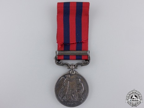 Silver Medal (with "BURMA 1887-89" clasp) Reverse