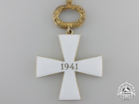 Order of the Cross of Liberty, Civil Division, I Class Commander (1941) Reverse