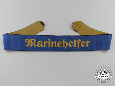 HJ Kriegsmarine War Auxiliary Cuff Title Obverse