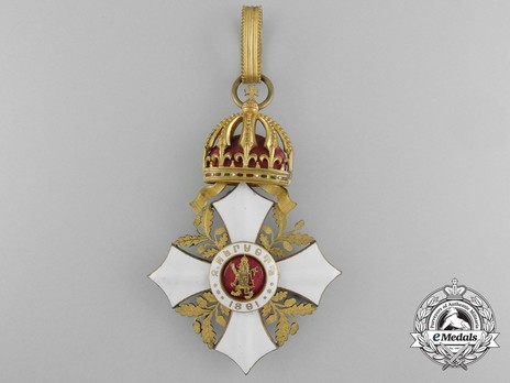 Order of Civil Merit, Type II, I Class Reverse