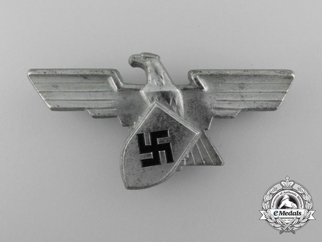 Firefighters Werkfeuerwehr Metal Cap Eagle Emblem Obverse