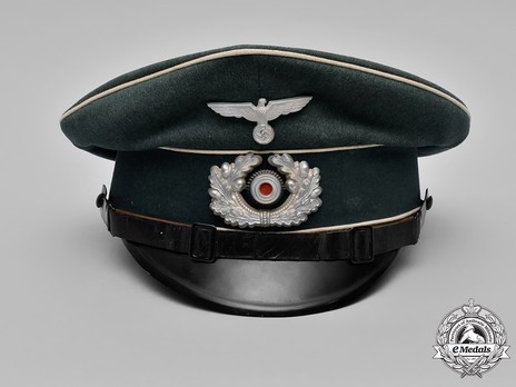 German Army Infantry NCO/EM's Visor Cap Front