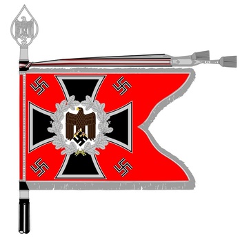German Army Standard of the Führer Escort Battalion Obverse
