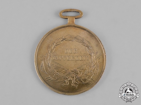Type VI, Gold Medal (with left facing profile and mustache) 