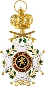 Order of Leopold, Commander (Military Division, 1832-1951) Obverse